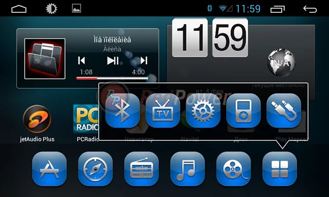 6 рабочих столов на магнитоле Redpower Android