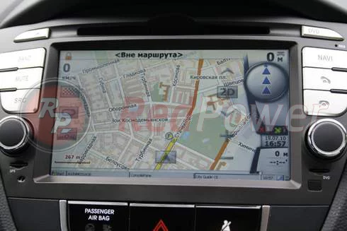 Приложение City Guide на магнитоле RedPower
