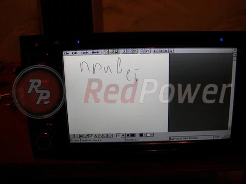 Рисовалка на магнитоле RedPower